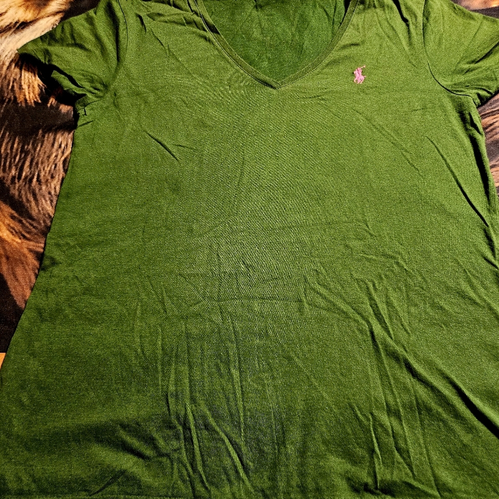 V Neck Polo Shirt